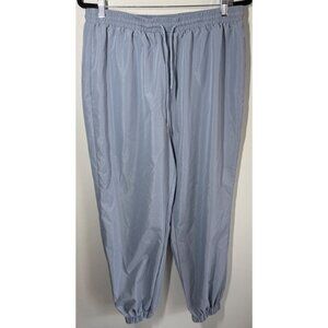 Shein Curve Women Light Blue Joggers 1X Athletic Casual Pull On GropCore